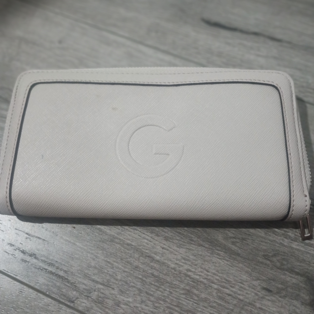 G by Guess White Wallet